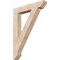 Ekena Millwork Traditional Slat Smooth Bracket, Douglas Fir, 5 1/2"W x 36"D x 48"H BKT06X36X48TRA06SDF - alternate 1